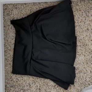 Black swim skirt cover
